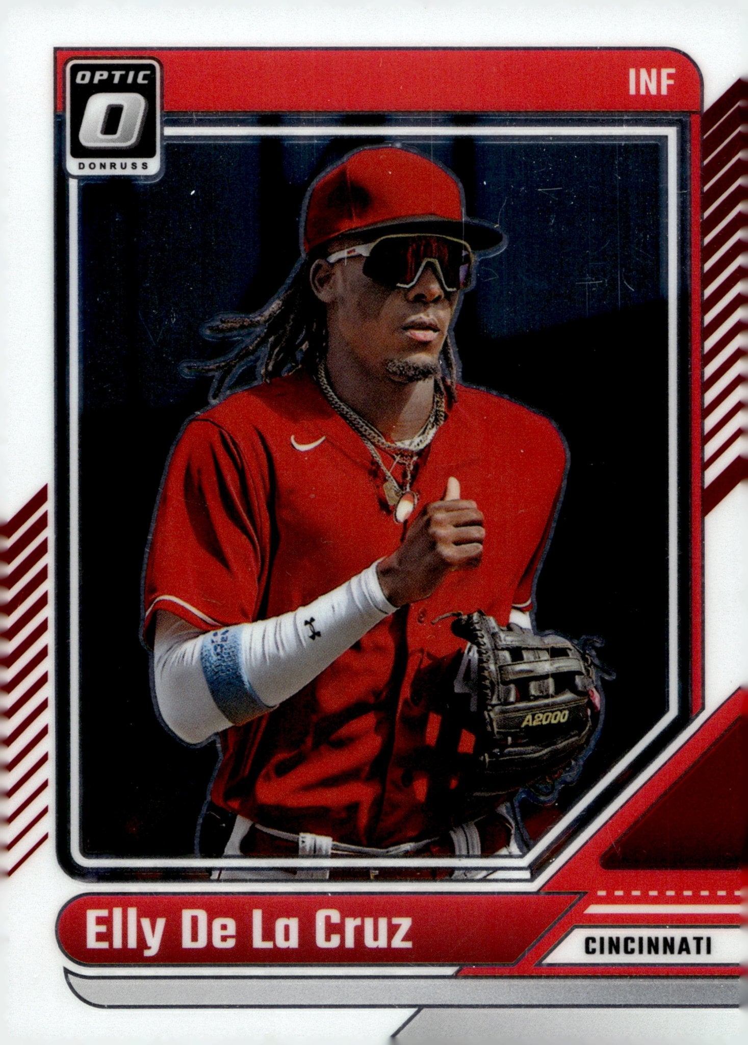 Elly De La Cruz 2024 Panini Donruss Optic RC 18 - Collector Store LLC