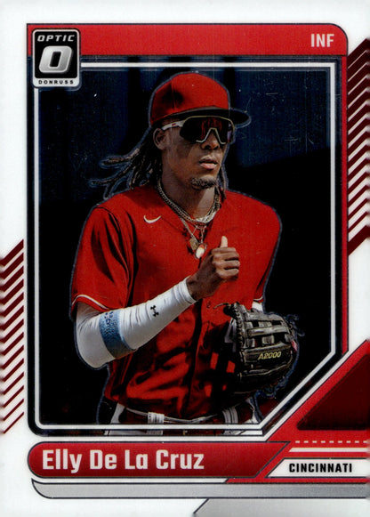 Elly De La Cruz 2024 Panini Donruss Optic RC 18 - Collector Store LLC