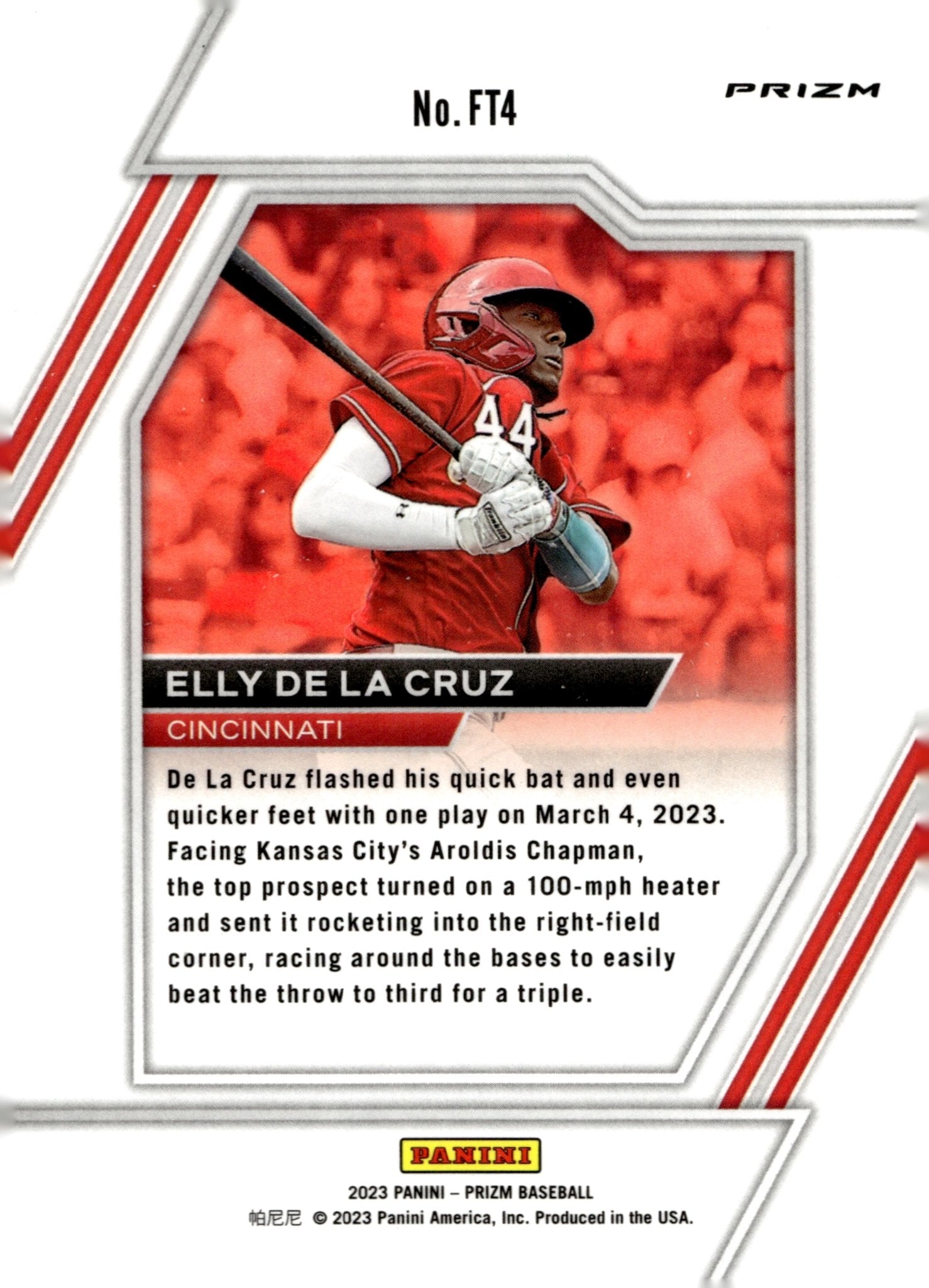 Elly De La Cruz 2024 Panini Prizm Future Tools Prizm #FT4 - Collector Store LLC