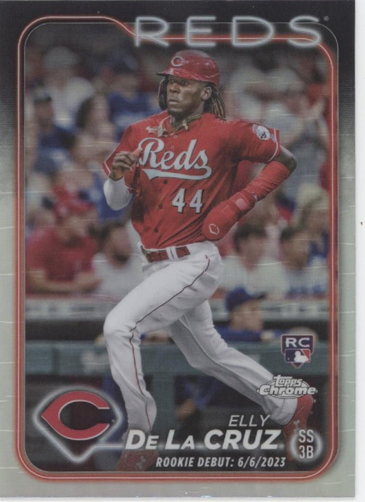 Elly De La Cruz 2024 Topps Chrome Refractor RC #USC150 - Collector Store LLC