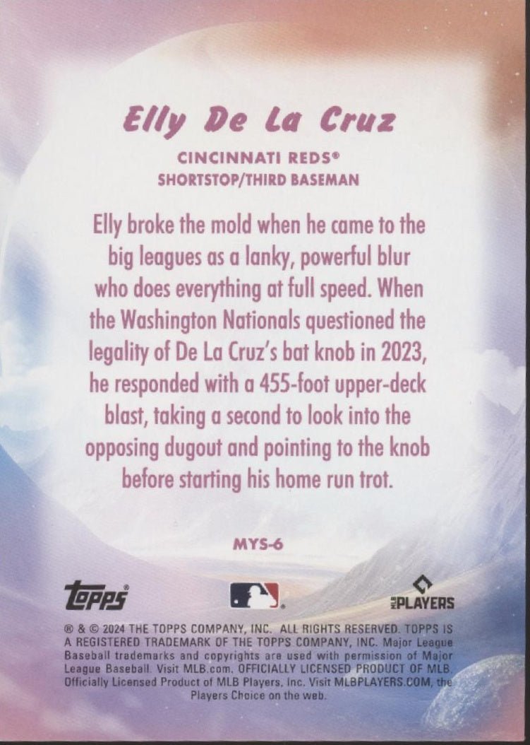 Elly De La Cruz 2024 Topps Mystical RC #MYS - 6 - Collector Store LLC