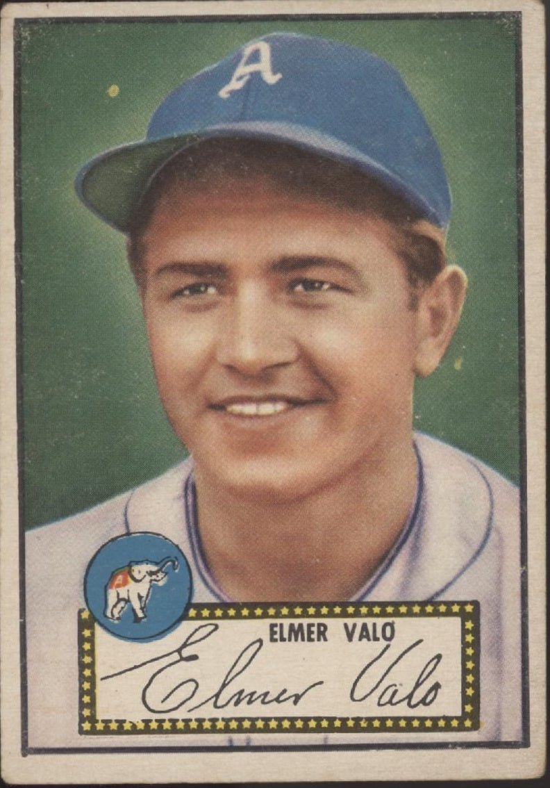 Elmer Valo 1952 Topps #34 Philadelphia Athletics VG #2 - Collector Store LLC