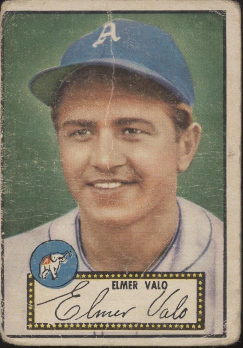 Elmer Valo 1952 Topps Philadelphia Athletics PR #3 - Collector Store LLC