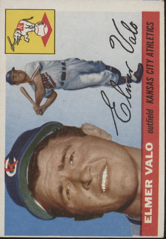 Elmer Valo 1955 Topps #145 Kansas City Athletics EX - Collector Store LLC