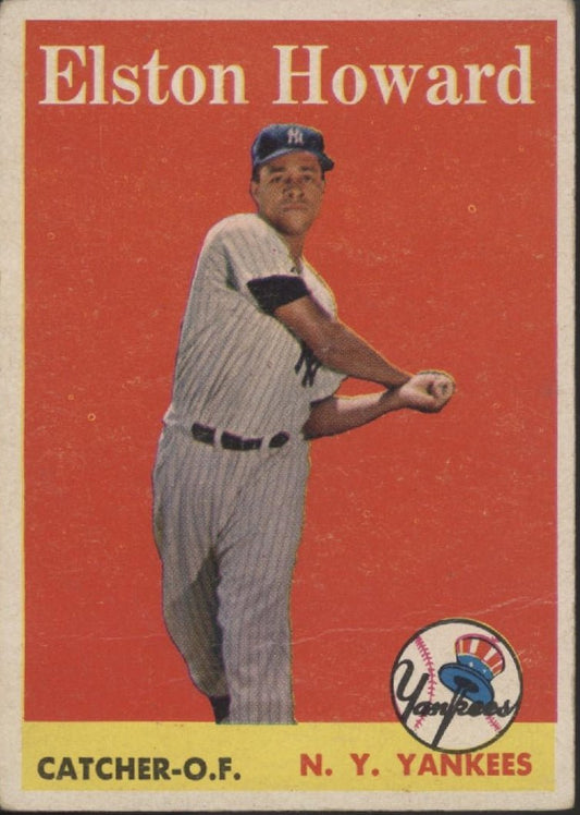 Elston Howard 1958 Topps #275 New York Yankees VG #1 - Collector Store LLC