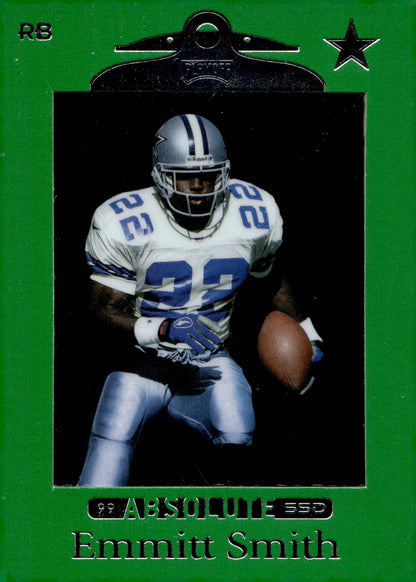 Emmitt Smith 1999 Playoff Absolute SSD Green #28 #3 - Collector Store LLC