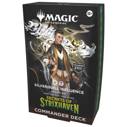 Magic the Gathering: Secrets of Strixhaven Commander Deck - Silverquill Influence