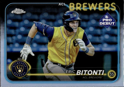 Eric Bitonti 2024 Topps Chrome Pro Debut Refractor PD - 152 - Collector Store LLC