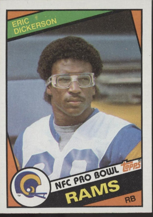 Eric Dickerson 1984 Topps RC 280 Los Angeles Rams VG - EX - Collector Store LLC