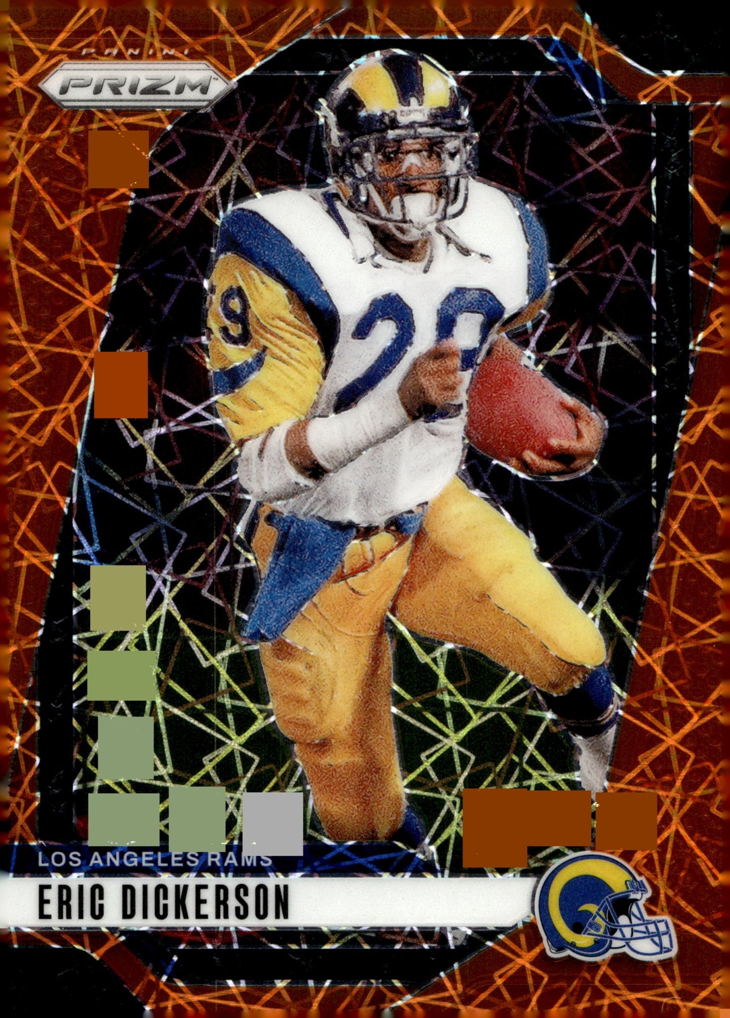 Eric Dickerson 2024 Panini Prizm Orange Lazer Prizm #173 - Collector Store LLC