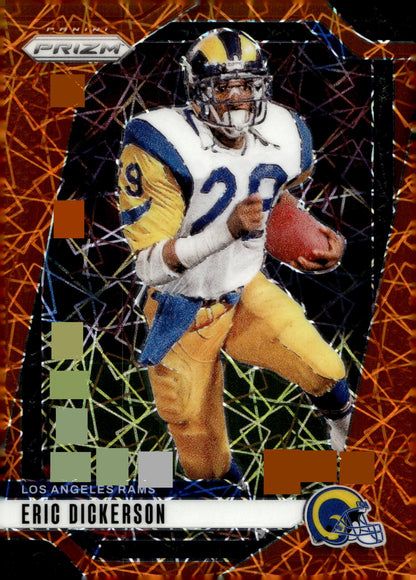 Eric Dickerson 2024 Panini Prizm Orange Lazer Prizm #173 - Collector Store LLC