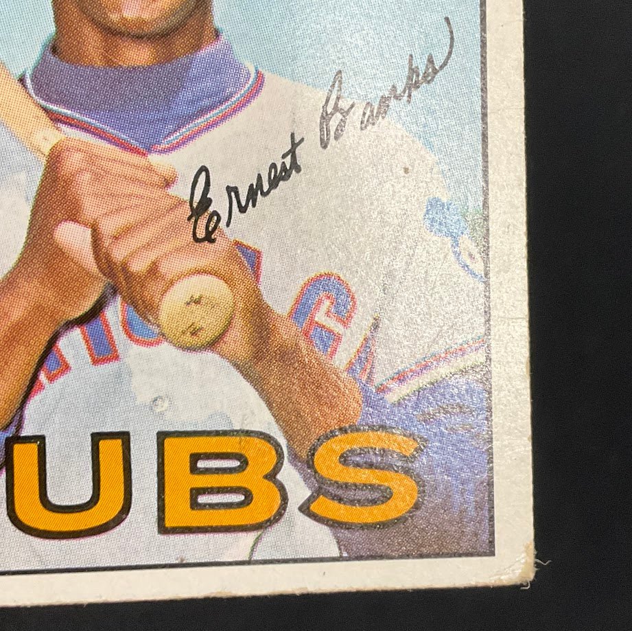 Ernie Banks 1967 Topps #215 Chicago Cubs GD - Collector Store LLC