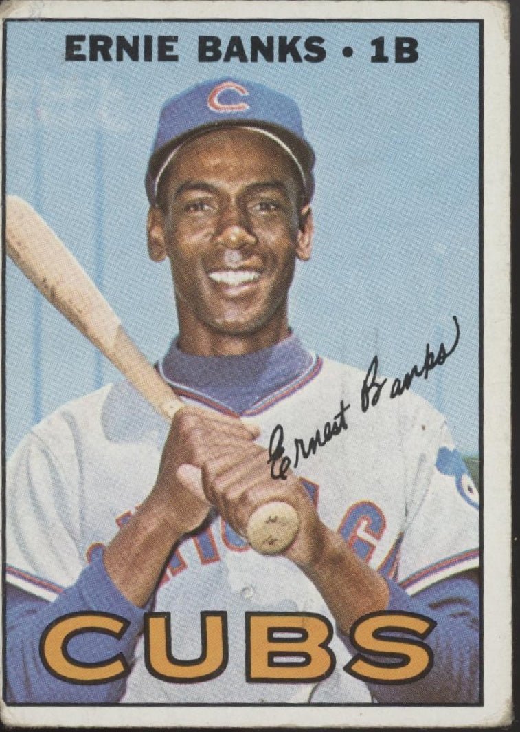 Ernie Banks 1967 Topps #215 Chicago Cubs GD - Collector Store LLC