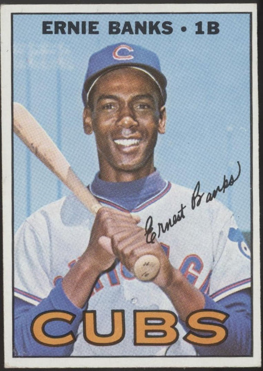 Ernie Banks 1967 Topps #215 Chicago Cubs VG - EX - Collector Store LLC