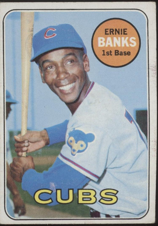 Ernie Banks 1969 Topps #20 Chicago Cubs VG #1 - Collector Store LLC