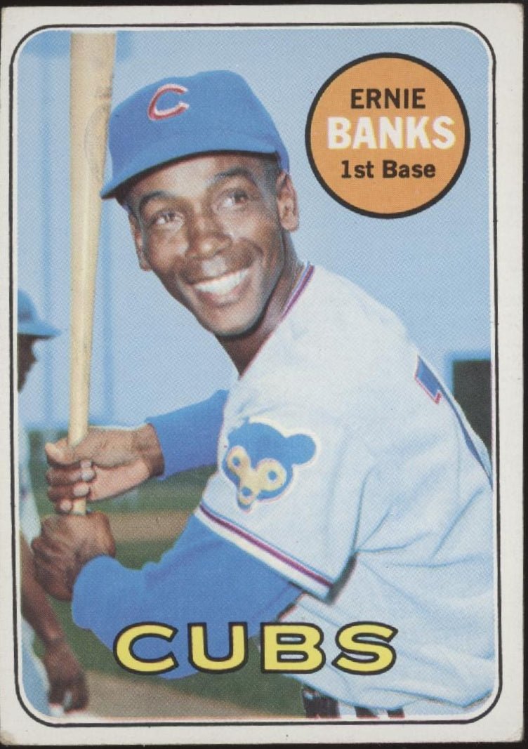 Ernie Banks 1969 Topps #20 Chicago Cubs VG #3 - Collector Store LLC