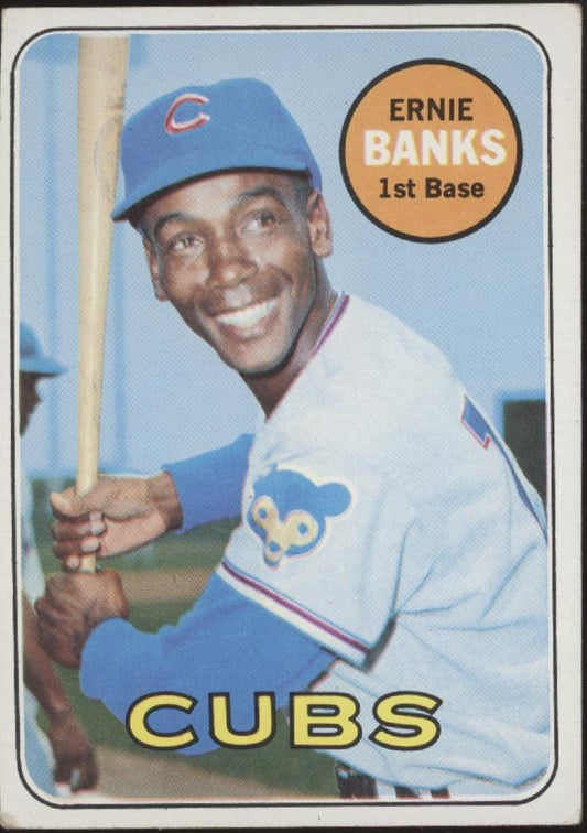 Ernie Banks 1969 Topps #20 Chicago Cubs VG #3 - Collector Store LLC