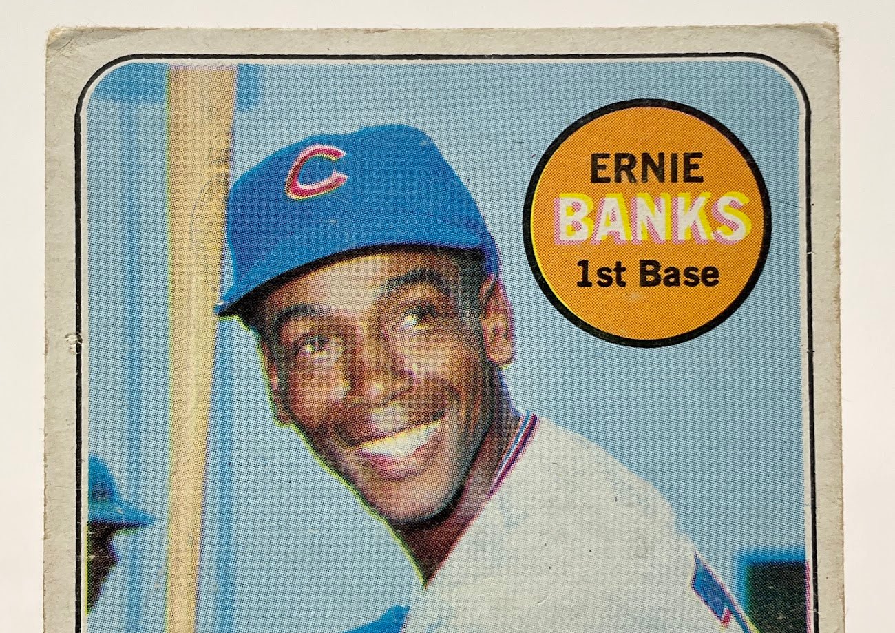 Ernie Banks 1969 Topps #20 Chicago Cubs VG - Collector Store LLC