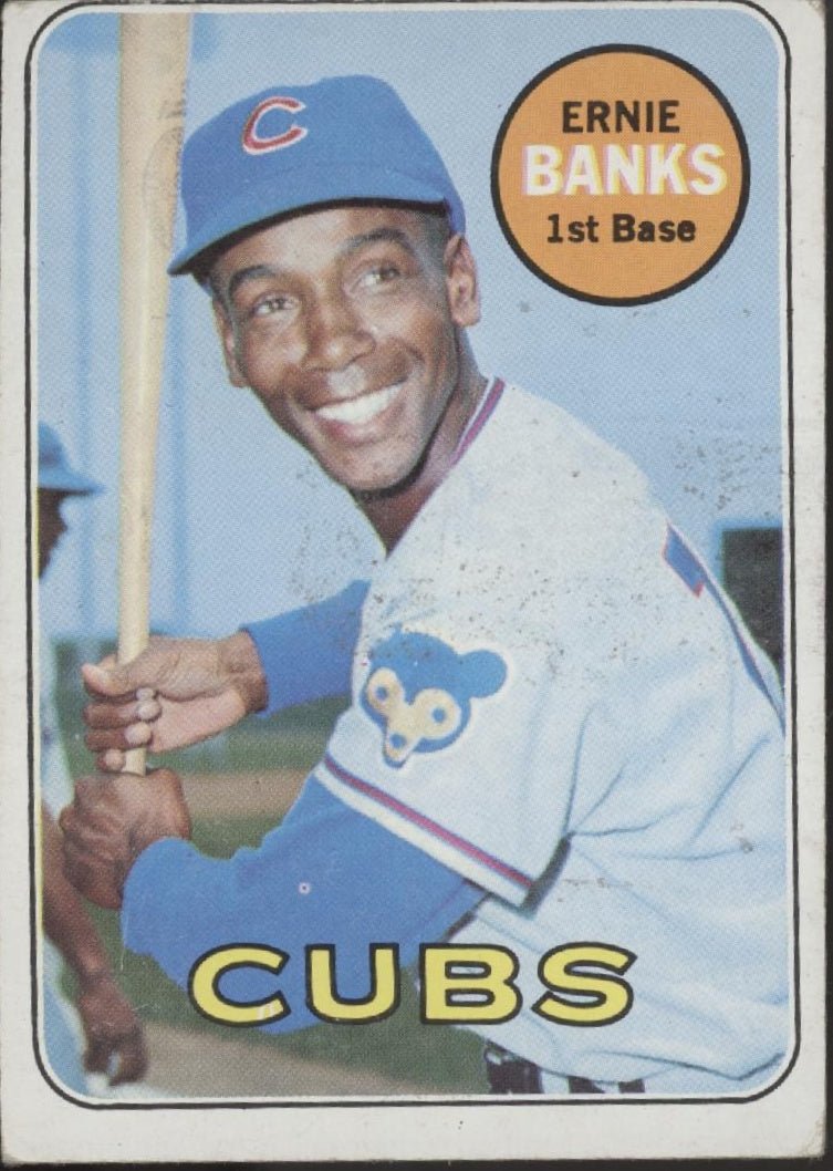 Ernie Banks 1969 Topps #20 Chicago Cubs VG #4 - Collector Store LLC