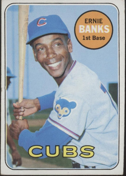 Ernie Banks 1969 Topps #20 Chicago Cubs VG #5 - Collector Store LLC