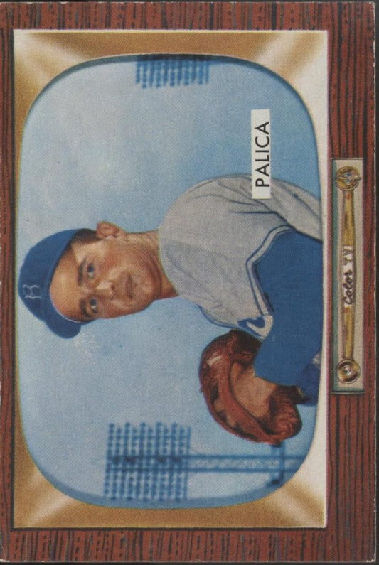 Erv Palica 1955 Bowman #195 Brooklyn Dodgers EX - Collector Store LLC