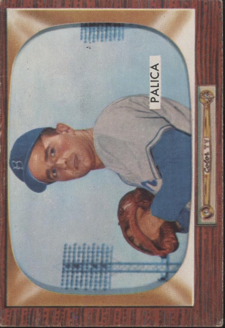 Erv Palica 1955 Bowman #195 Brooklyn Dodgers VG - EX #1 - Collector Store LLC