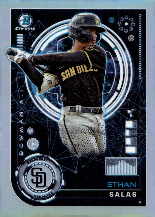 Ethan Salas 2024 Bowman Chrome AI Refractor #BAI - 14 - Collector Store LLC