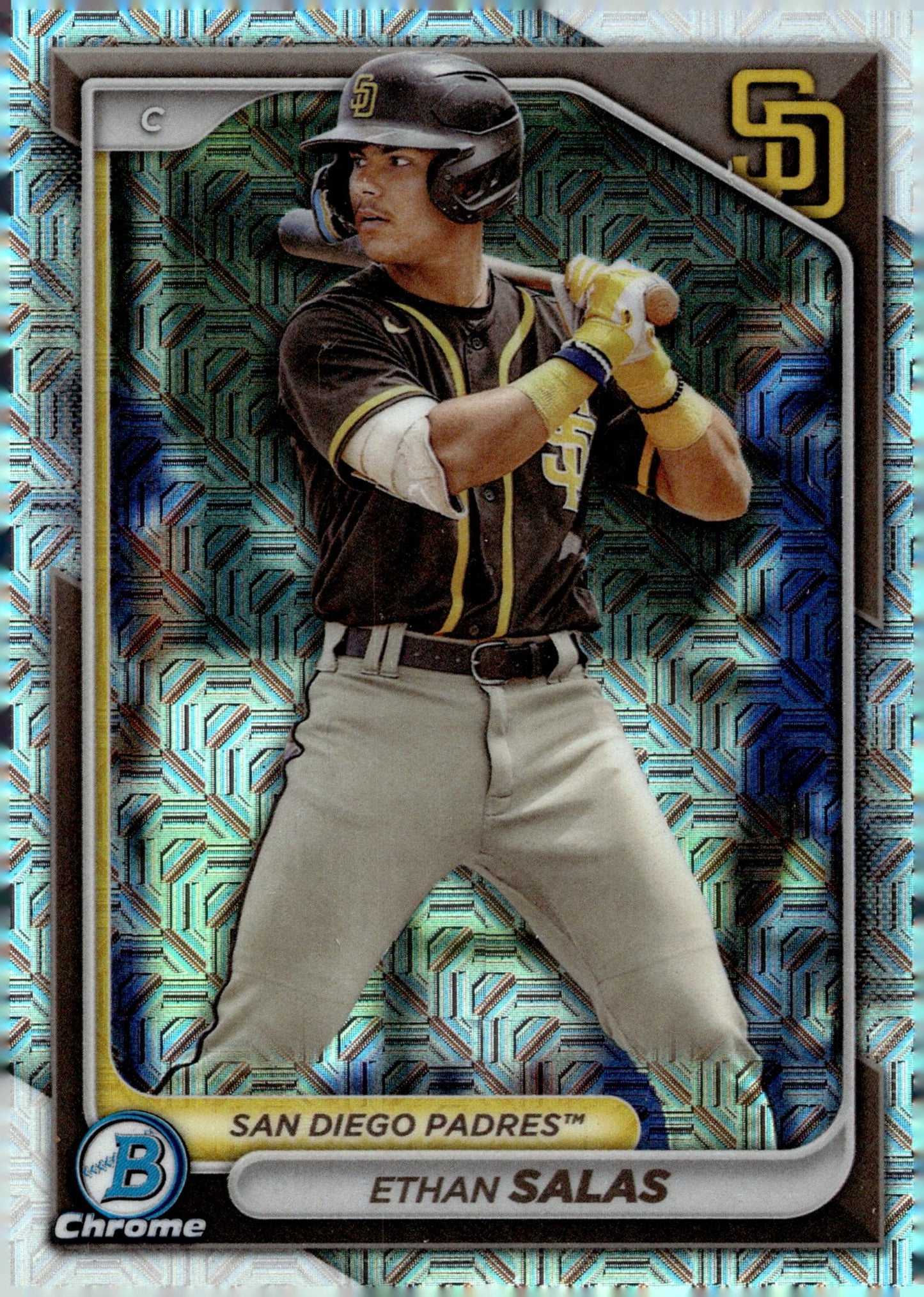 Ethan Salas 2024 Bowman Chrome Mojo Refractor BCP - 102 1 - Collector Store LLC