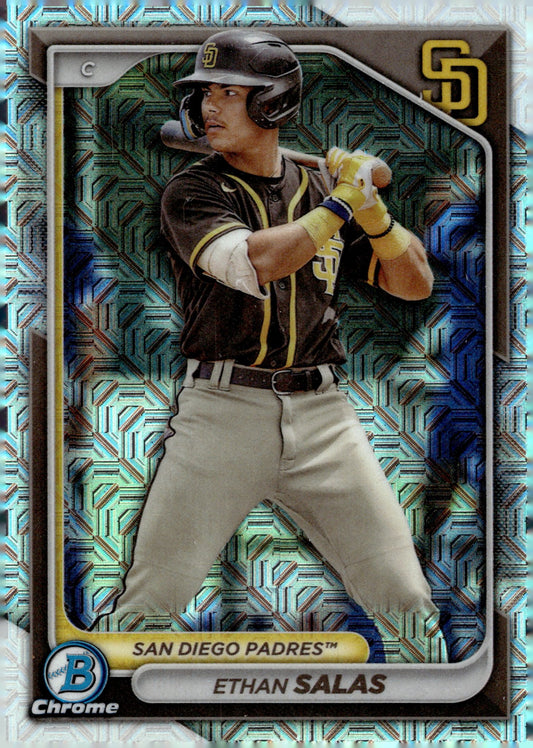 Ethan Salas 2024 Bowman Chrome Mojo Refractor BCP - 102 1 - Collector Store LLC