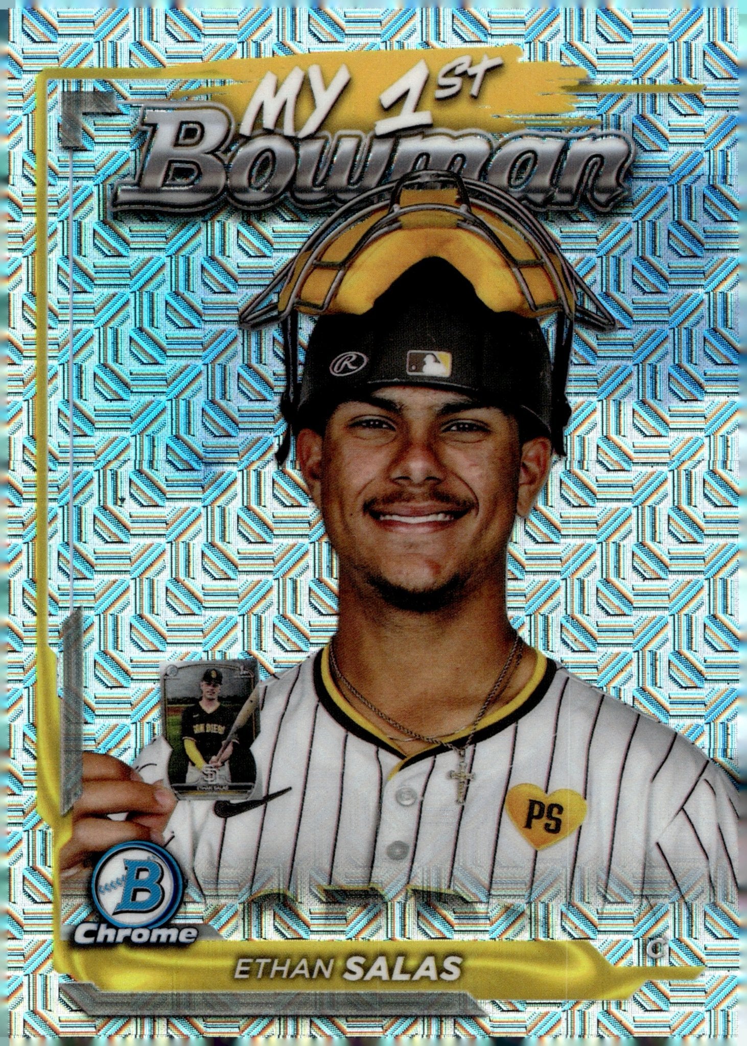 Ethan Salas 2024 Bowman Chrome My 1st Bowman Mojo Refractor #M1B - 24 #2 - Collector Store LLC