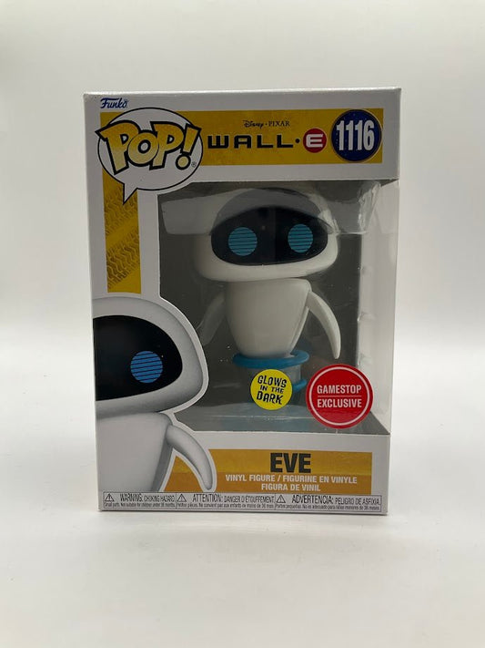 Eve Funko Pop! Wall - E #1116 GITD GameStop Exclusive - Collector Store LLC