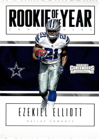 Ezekiel Elliott 2016 Panini Contenders Rookie of the Year RC #1 - Collector Store LLC
