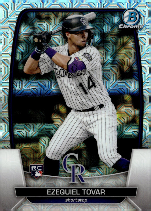 Ezequiel Tovar 2023 Bowman Chrome Mojo Refractor RC #15 - Collector Store LLC