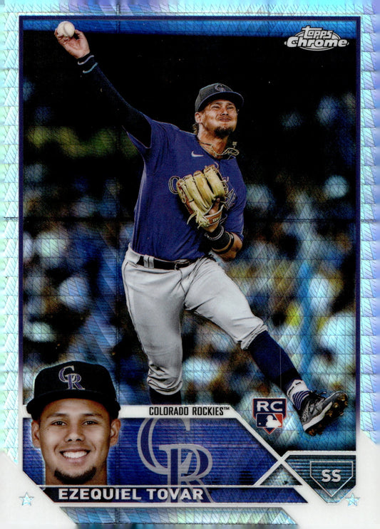 Ezequiel Tovar 2023 Topps Chrome Hyper Refractor RC #106 - Collector Store LLC