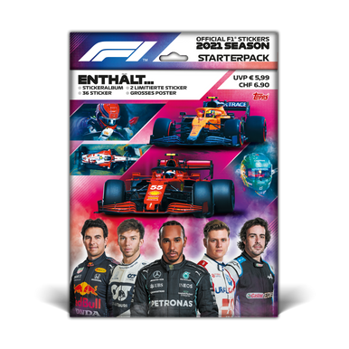 2021 Panini Formula 1 Racing Sticker & Card Collection Album