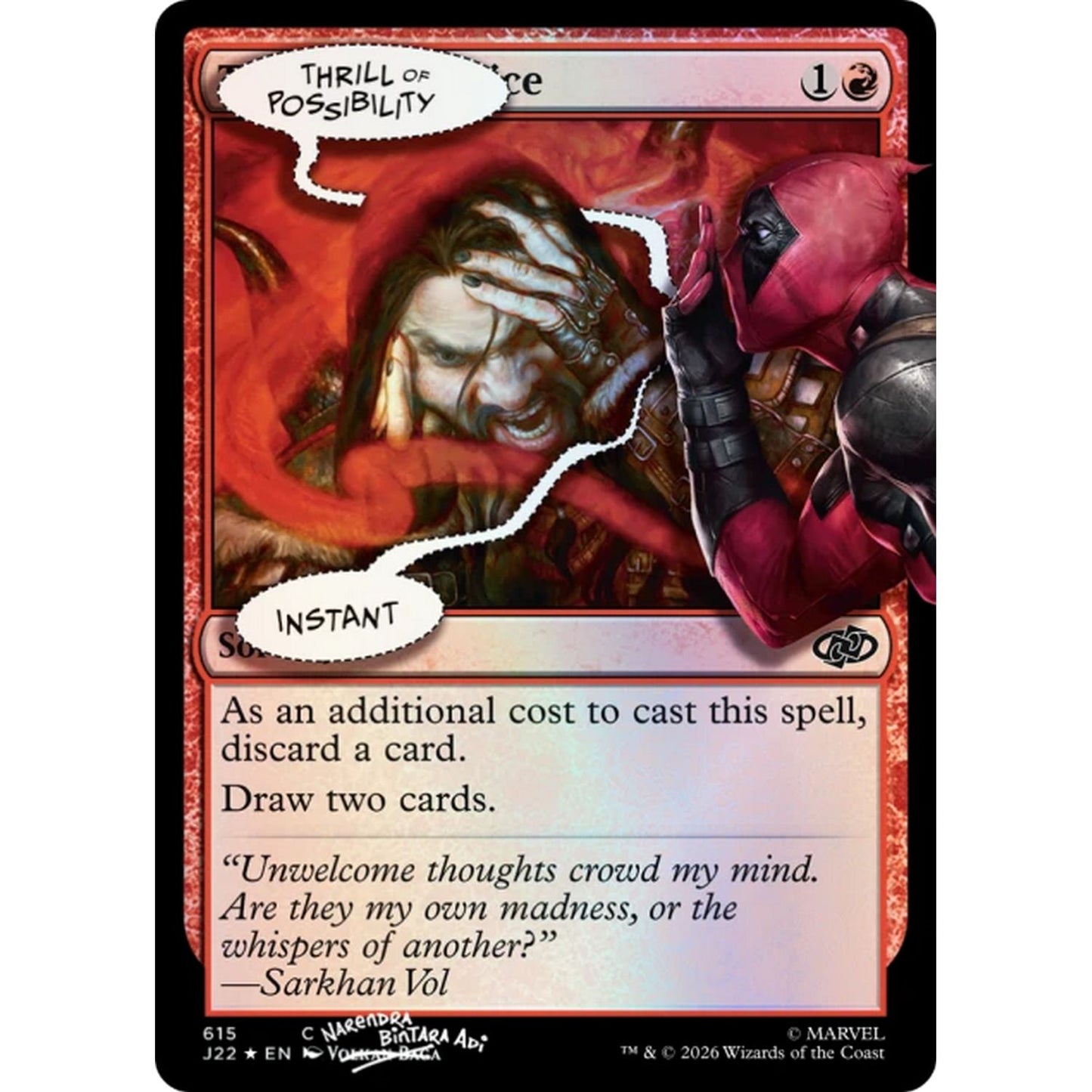 Magic the Gathering: Secret Lair x Marvel - I Fixed It (You're Welcome) [Traditional Foil]