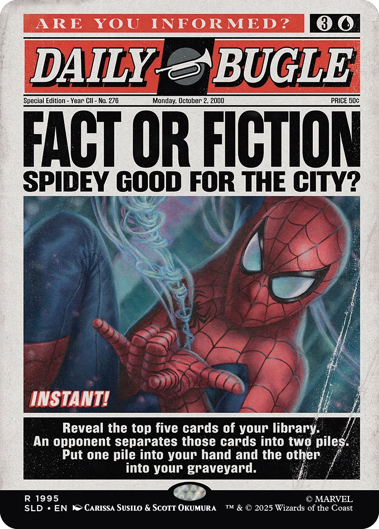 Magic the Gathering: Secret Lair x Marvel - Spider-Man: Daily Bugle Breaking News