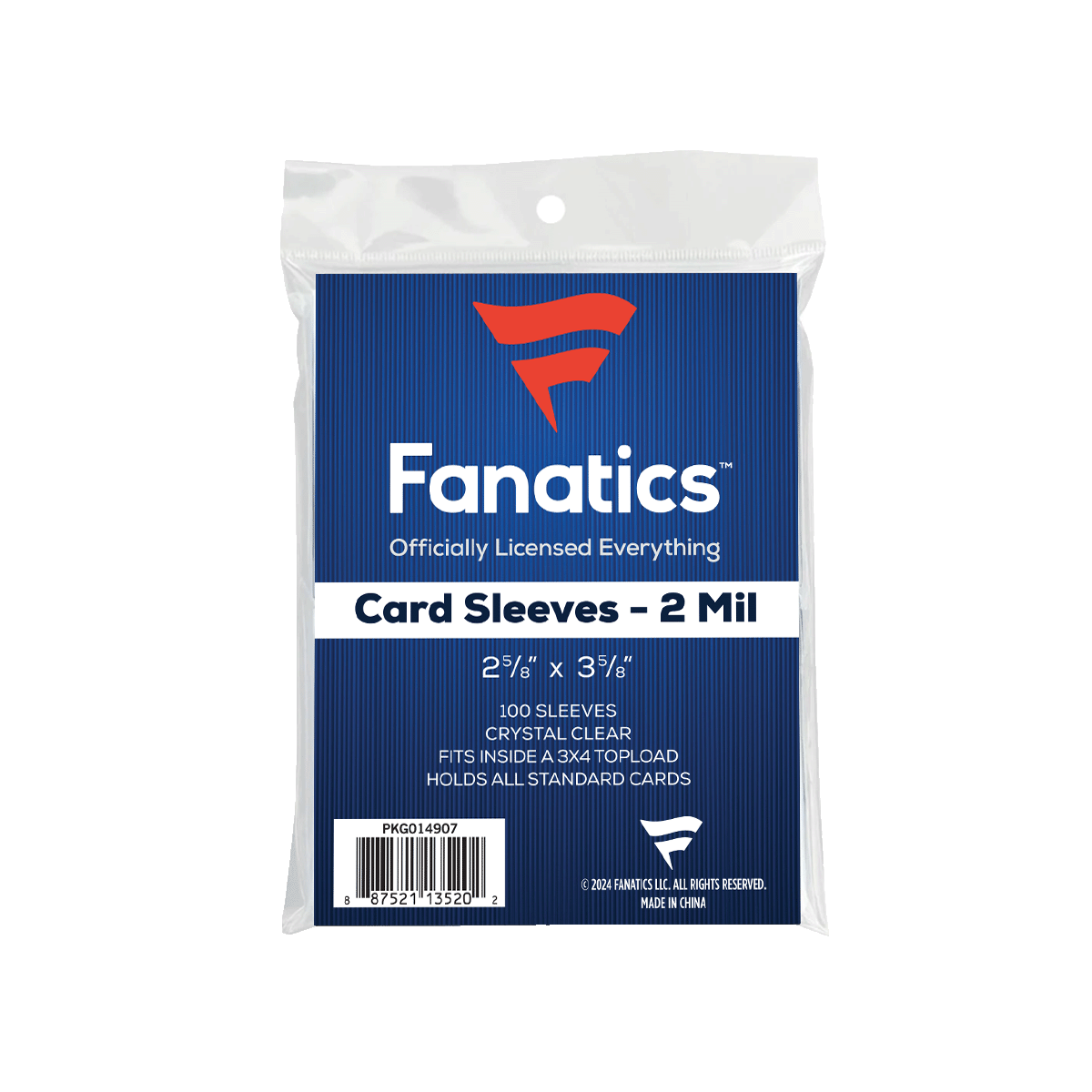 Fanatics: Soft Trading Card Penny Sleeves (100ct) | Collector Store LLC