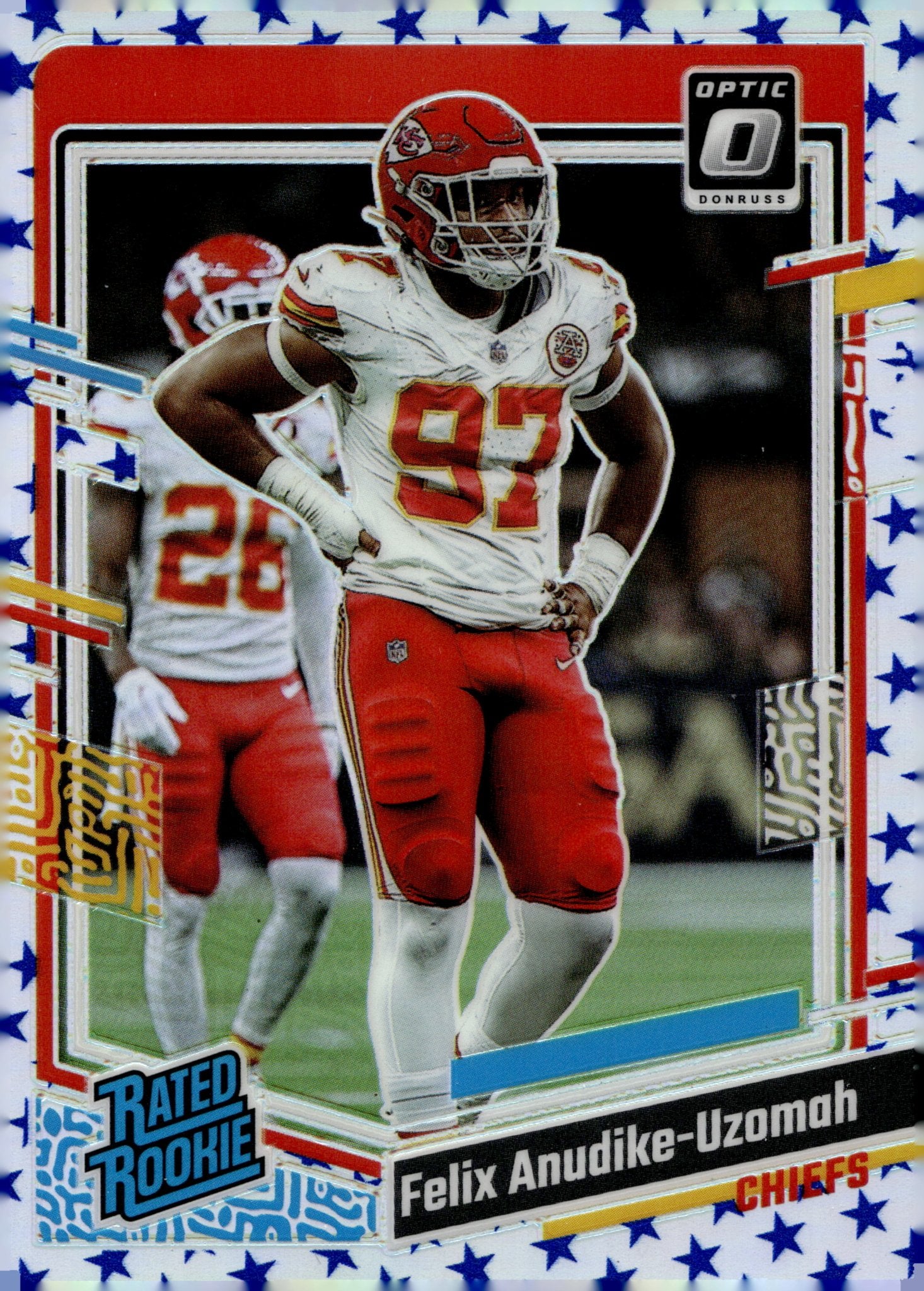 Felix Anudike - Uzomah 2023 Panini Donruss Optic Rated Rookie Stars Prizm RC #256 - Collector Store LLC