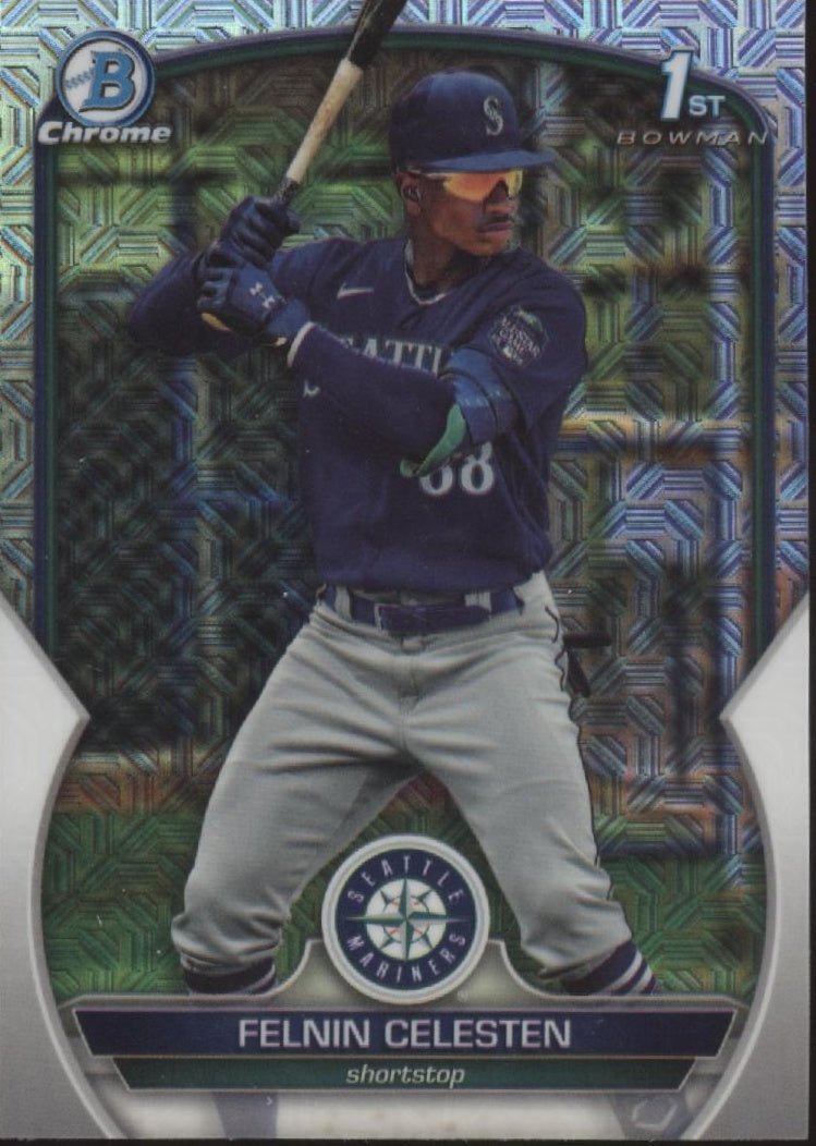 Felnin Celesten 2023 Bowman Chrome Mojo Refractor #BCP - 156 - Collector Store LLC