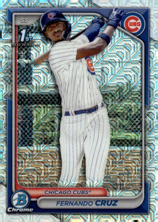 Fernando Cruz 2024 Bowman Chrome Mojo Refractor BCP - 197 3 - Collector Store LLC
