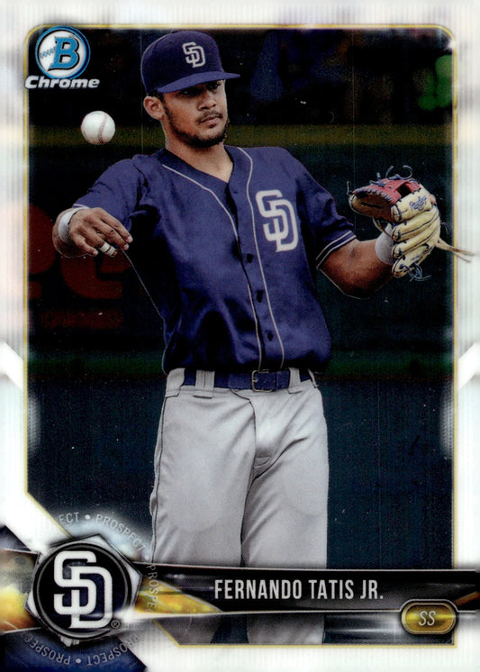 Fernando Tatis Jr. 2018 Bowman Chrome Prospect BCP114 - Collector Store LLC