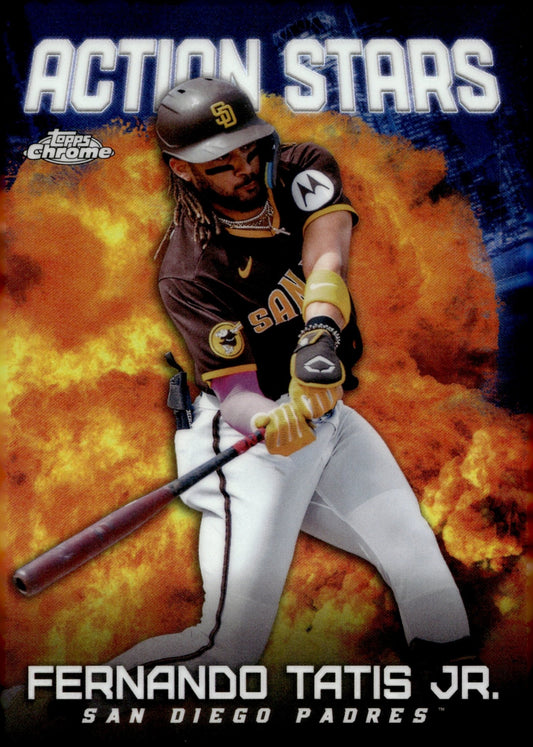 Fernando Tatis Jr. 2023 Topps Chrome Action Stars ASC - 18 1 - Collector Store LLC