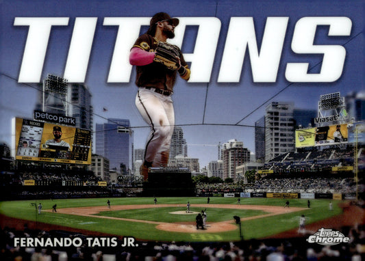 Fernando Tatis Jr. 2023 Topps Chrome Titans CT - 14 - Collector Store LLC