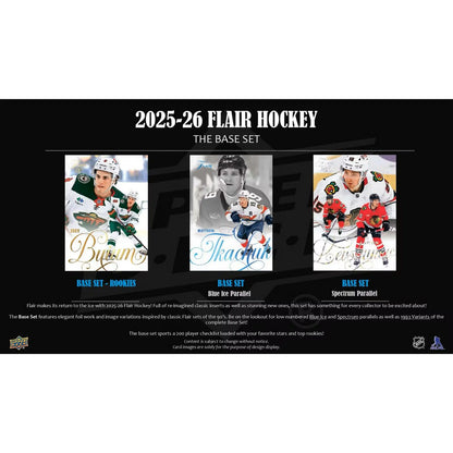 2025-26 Upper Deck Flair Hockey Hobby Box *Contact Us To Order*