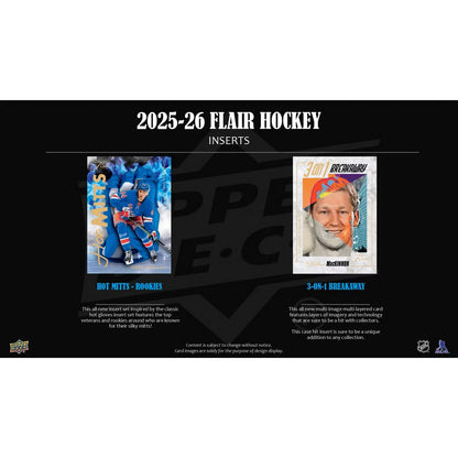 2025-26 Upper Deck Flair Hockey Hobby Box *Contact Us To Order*