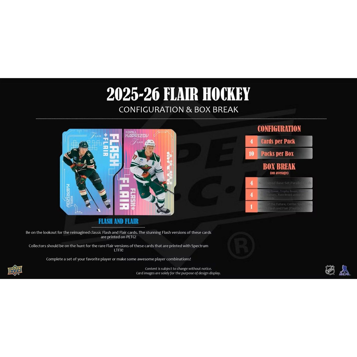2025-26 Upper Deck Flair Hockey Hobby Box *Contact Us To Order*