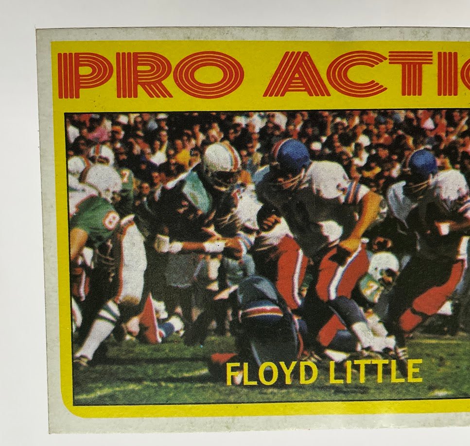 Floyd Little 1972 Topps In Action #339 Denver Broncos VG #1 - Collector Store LLC