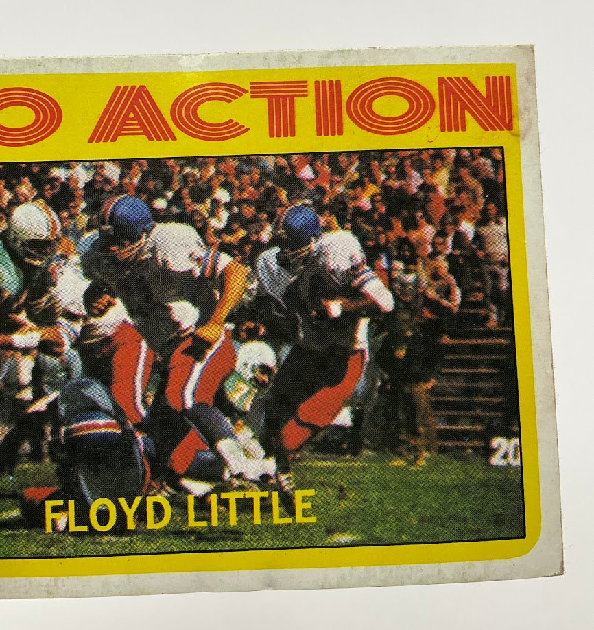 Floyd Little 1972 Topps In Action #339 Denver Broncos VG #1 - Collector Store LLC