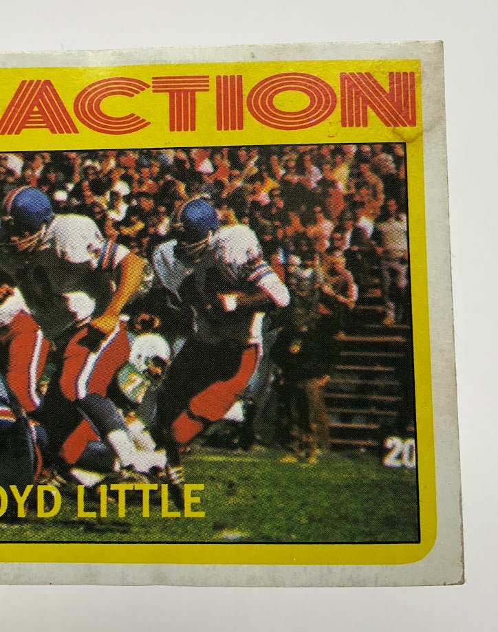 Floyd Little 1972 Topps In Action #339 Denver Broncos VG #5 - Collector Store LLC